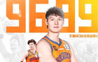  王哲林CBA得分破9688分，超王治郅歷史第六。