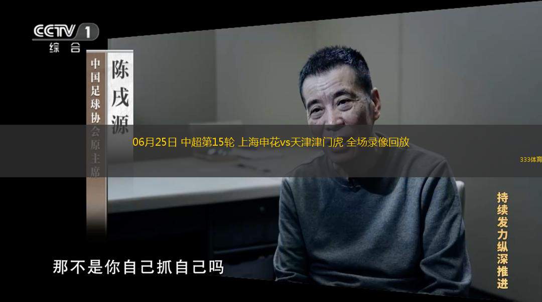  06月25日 中超第15輪 上海申花vs天津津門虎 全場(chǎng)錄像回放