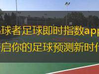  踢球者足球即時指數(shù)app：開啟你的足球預(yù)測新時代
