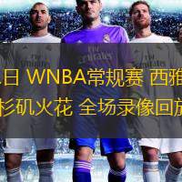  08月11日 WNBA常規(guī)賽 西雅圖風(fēng)暴vs洛杉磯火花 全場錄像回放