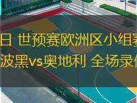  09月10日 世預(yù)賽歐洲區(qū)小組賽H組第6輪 波黑vs奧地利 全場錄像回放