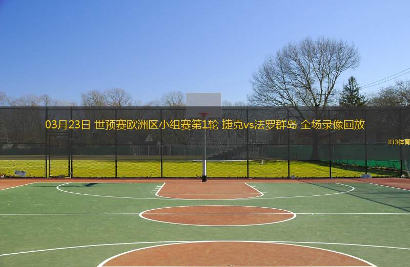  03月23日 世預(yù)賽歐洲區(qū)小組賽第1輪 捷克vs法羅群島 全場(chǎng)錄像回放