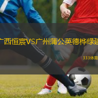  廣西恒宸VS廣州蒲公英德樺綠建